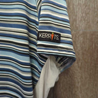 SS Shirt, 1/2 Zip Up *gc, dingy, collar: v.puckered collar, pills & bubbled
