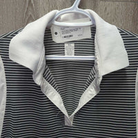 SS V Neck Polo Shirt *gc, seam puckers, older, dingy?
