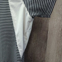 SS V Neck Polo Shirt *gc, seam puckers, older, dingy?
