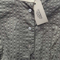 LS Show Shirt *vgc, older, v.puckered & wavy, crinkled collar
