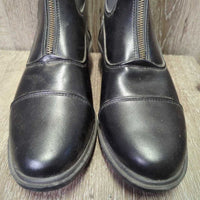 Pr Zip Up Paddock Boots *xc, mnr dirt, residue, scuffs
