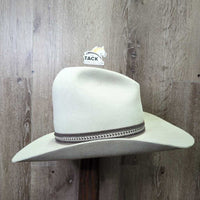 VINTAGE High Crown 7X 100% Felt Western Hat *vgc, mnr unstitched lining edge, stains & dirt
