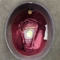 Vintage "Stand Off Buffalo" Felt Western Hat, Wool Hat Ban *gc, mnr dusty, faded & hairy, older, scraped edges
