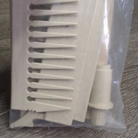 Band-It Plastic Mane Bander Kit: Tool, 3x templates, measurer, pull through (missing rod), info *like new, 0 pull through

