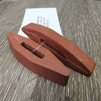2 Rubber Rein Stoppers *gc/fair, dry, stiff, older
