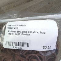 Rubber Braiding Elastics, bag *new, full?
