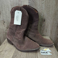 Pointy Toe Soft Suede Western Boots *vgc, mnr rubs, fading & inner sticker?residue

