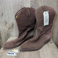 Pointy Toe Soft Suede Western Boots *vgc, mnr rubs, fading & inner sticker?residue
