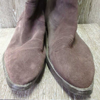 Pointy Toe Soft Suede Western Boots *vgc, mnr rubs, fading & inner sticker?residue
