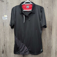SS Polo Shirt, 1/4 button Up "Sweet Talk" *xc

