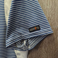SS V Neck Polo Shirt *gc, seam puckers, older, dingy?
