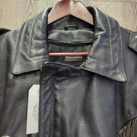 Fringed Leather Jacket, removable thinsulate liner *vgc, mnr rubs, wear & stain?
