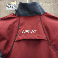 Technical Shirt, 1/2 Zip Up *gc, peeling logo, mnr hair, seam puckers, rubs & stain
