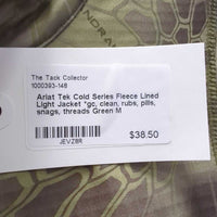 Fleece Lined Light Jacket *gc, clean, rubs, pills, snags, threads
