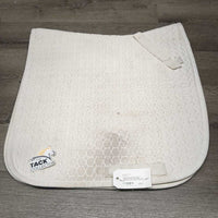 Thick Quilt Dressage Saddle Pad *gc, clean, stains, rubs, pills, dingy, older, puckers

