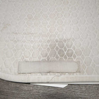 Thick Quilt Dressage Saddle Pad *gc, clean, stains, rubs, pills, dingy, older, puckers
