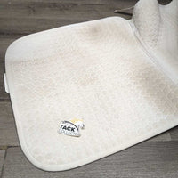 Thick Quilt Dressage Saddle Pad *gc, clean, stains, rubs, pills, dingy, older, puckers
