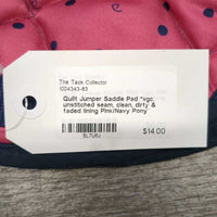 Quilt Jumper Saddle Pad *vgc, unstitched seam, clean, dirty & faded lining

