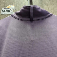 SS Sun Shirt, 1/2 Zip Up *gc, mnr rubs, pills & snags, pits, faded logo, older?
