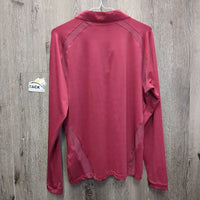 LS Sun Shirt, 1/4 Zip Up, Mesh, tag *new
