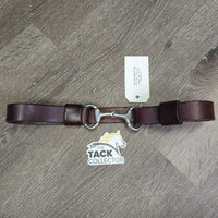 Soft Leather Belt, Eggbutt Bit, Keeper/Sliding Lock *xc, clean, mnr edge scrapes
