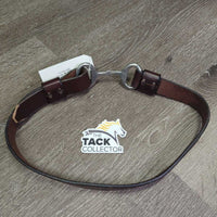 Soft Leather Belt, Eggbutt Bit, Keeper/Sliding Lock *xc, clean, mnr edge scrapes
