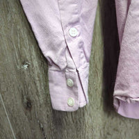 LS Show Shirt, x2 Velcro Collars *vgc, clean, older, seam puckers, faded?
