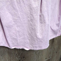 LS Show Shirt, x2 Velcro Collars *vgc, clean, older, seam puckers, faded?
