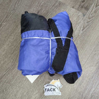 Nylon Stable Sheet, 2 legs, tail *vgc, clean, mnr threads, hair, puckers
