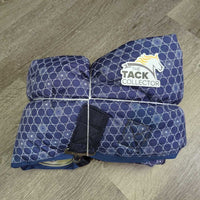 Lt Winter Blanket, 2 legs *gc, clean, older, mnr wpf, broken snap, repairs, lining tears, mnr threads, faded
