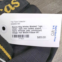 50g Winter Blanket *vgc, clean, wpf, mnr faded, stains, tears, threads, pills, unstitched, snags, hair
