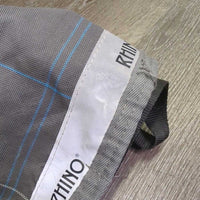 Med 250g Winter Blanket, detach neck, tail strap *gc, clean, repairs, torn reflectors, mnr wpf, edge rubs & pills, unstitched darts
