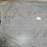 Med 250g Winter Blanket, detach neck, tail strap *gc, clean, repairs, torn reflectors, mnr wpf, edge rubs & pills, unstitched darts

