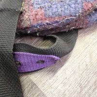 Bareback Pad, attached girth *gc/fair, clumpy, residue, hair
