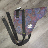 Bareback Pad, attached girth *gc/fair, clumpy, residue, hair
