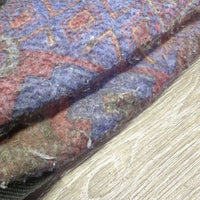 Bareback Pad, attached girth *gc/fair, clumpy, residue, hair
