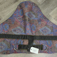 Bareback Pad, attached girth *gc/fair, clumpy, residue, hair
