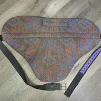 Bareback Pad, attached girth *gc/fair, clumpy, residue, hair
