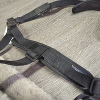 Fleece Lined Grazing Muzzle, neoprene Crown *fair, v.dirty/caked inside, hair, grass, residue, film
