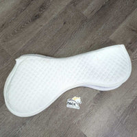 Shimmable Quilt & Non-Slip Half Pad, Thick *like new, mnr snags, rubs * stains
