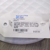 Shimmable Quilt & Non-Slip Half Pad, Thick *like new, mnr snags, rubs * stains
