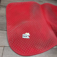 Quilt Jumper Saddle Pad, piping *vgc/gc, mnr dirt, stains, rubs, pills & hair
