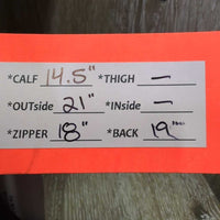 REPURPOSE LEATHER *1 ONLY RIGHT Field Boot, Zip *new, inside marker, older
