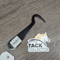 Light Metal Hoof Pick, engraved, bling *vgc, mnr dirt, rubs & scrapes
