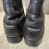 Paddock Boots, Zips *gc, clean, NO insoles, peeled tongue & label, mnr rundown heels
