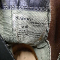 Paddock Boots, Zips *gc, clean, NO insoles, peeled tongue & label, mnr rundown heels

