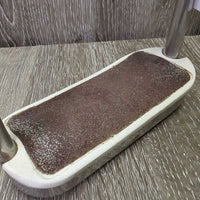 1 ONLY Fine Hvy Stirrup Iron, sandpaper grip *gc/fair, clean, older, residue, scrapes, rusty
