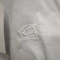 LS Show Shirt *vgc, No Collar, residue, mnr pills, stains, older, seam puckers
