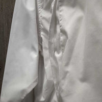 LS Show Shirt *vgc, No Collar, residue, mnr pills, stains, older, seam puckers
