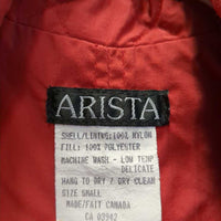 Quilt Vest, zip *gc, older, puckers, rubs, pills
